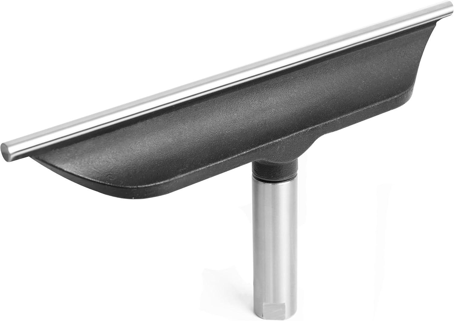 12" Tool Rest with 1" Diameter 4" Total Length Stem, Wood Lathe Heavy Duty round Bar Straight Tool Rest with M10X1.5 Thread.