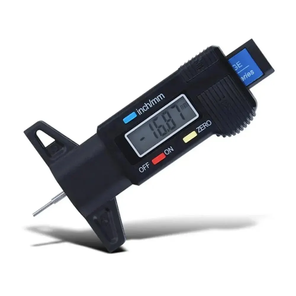 1PC Digital Depth Gauge Caliper Tread Depth Gauge LCD Tire Tread Gauge for Car Tire 0-25Mm Measurer Tool Caliper Repair Tools