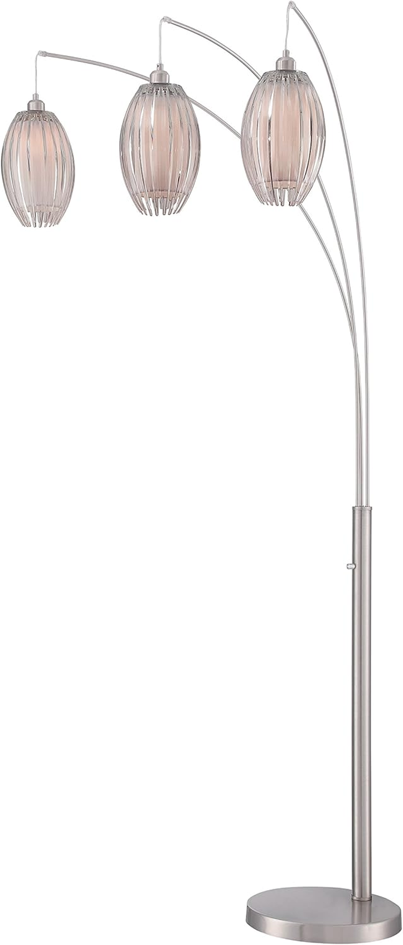 Sleek Chrome  Lotuz Arch Floor Lamp for Modern Decor
