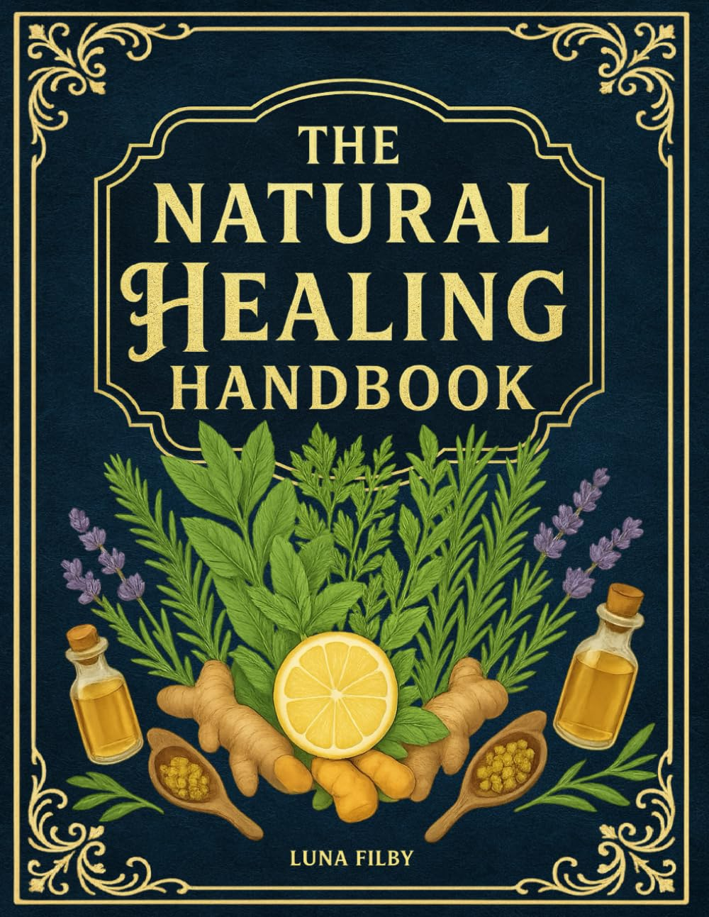 The Natural Healing Handbook: Powerful Natural Remedies to Relieve Pain, Improve Sleep, Boost Immunity & Restore Balance - Using Healing Herbs & Everyday Ingredients (Full Color Edition)