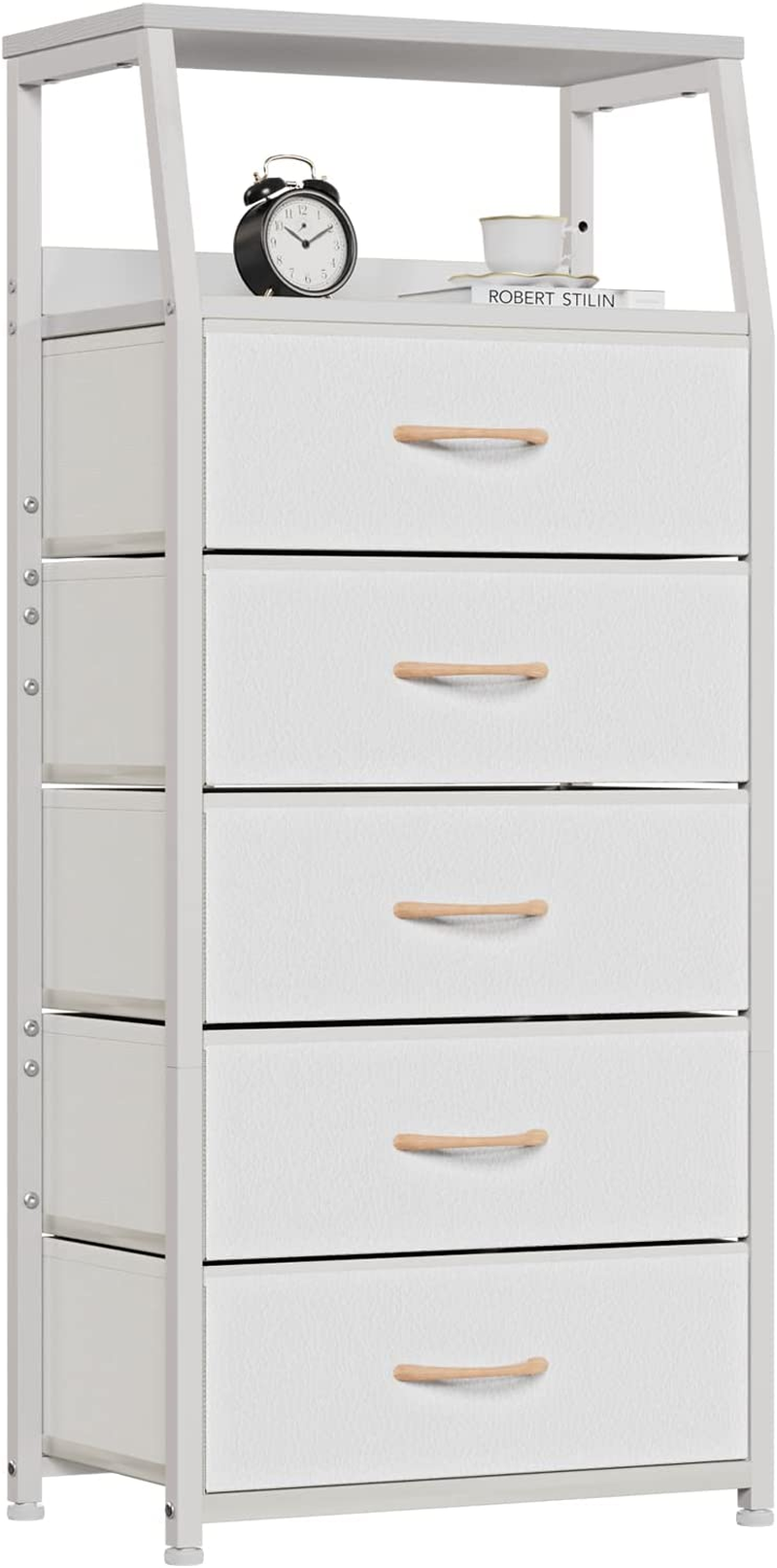 White Dresser with 5 Drawers, Vertical Storage Tower Fabric Dresser for Bedroom, | eBay White Dresser with 5 Drawers, Vertical Storage Tower Fabric Dresser for Bedroom, | eBay
