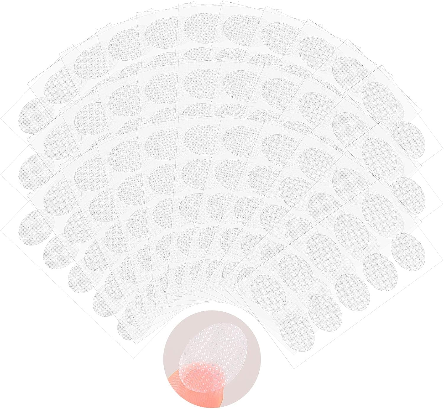 300PCS Earring Support Patches - Transparent Earlobe Stabilizers For Heavy Earrings & Droopy Ears