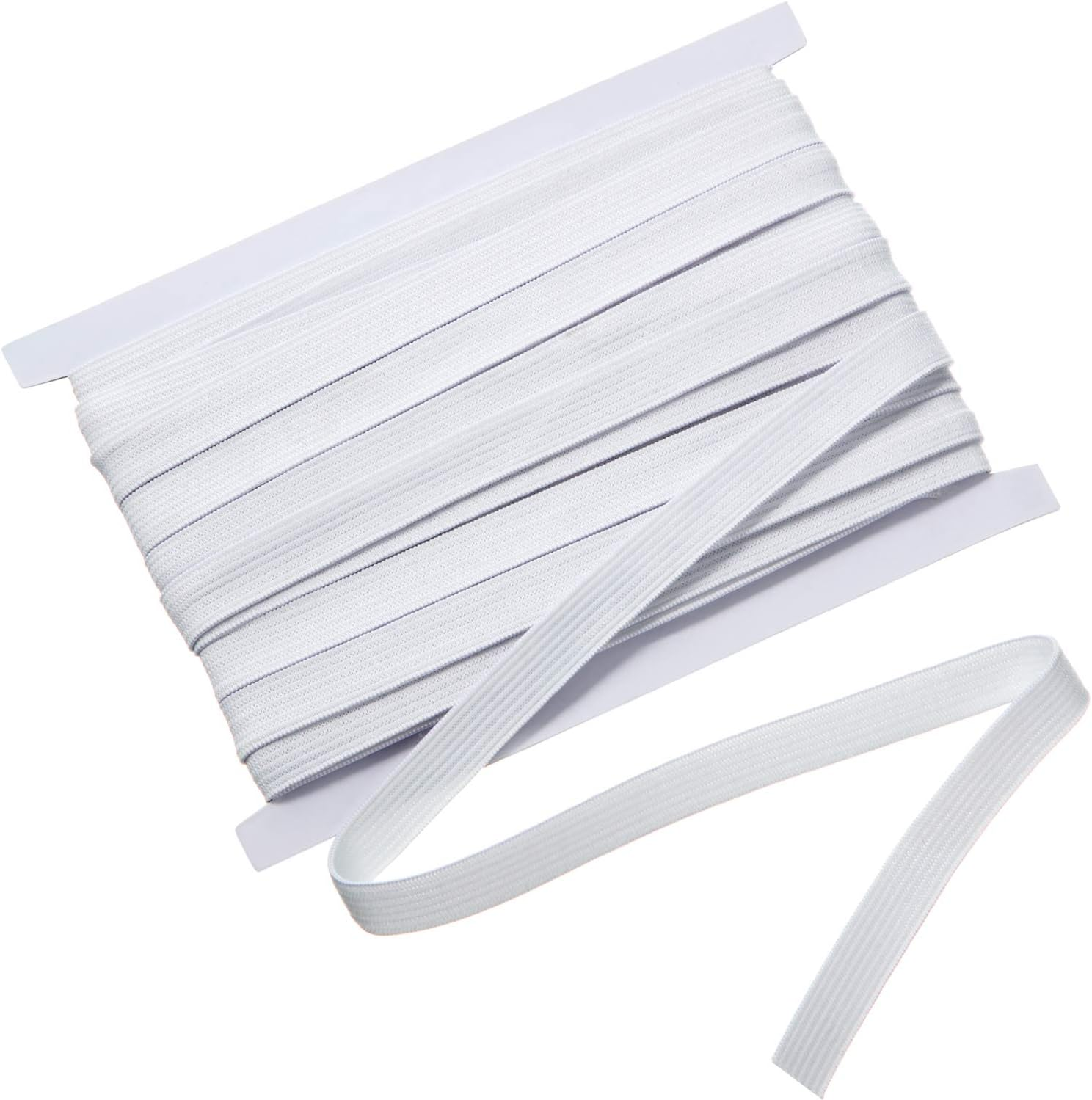 Elastico Blanco Elastico Para Coser Banda Elastica Punto 1/2 Pulgada X 11 Yardas