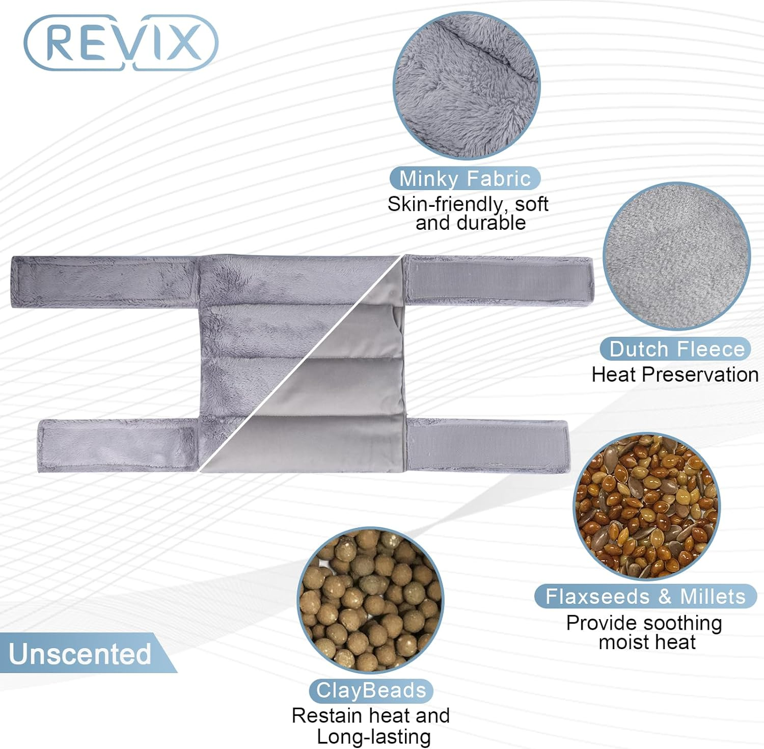 REVIX Microwave Heating Pad for Knee Pain Relief & Arthritis Elbow,Muscle and... - Picture 3 of 9