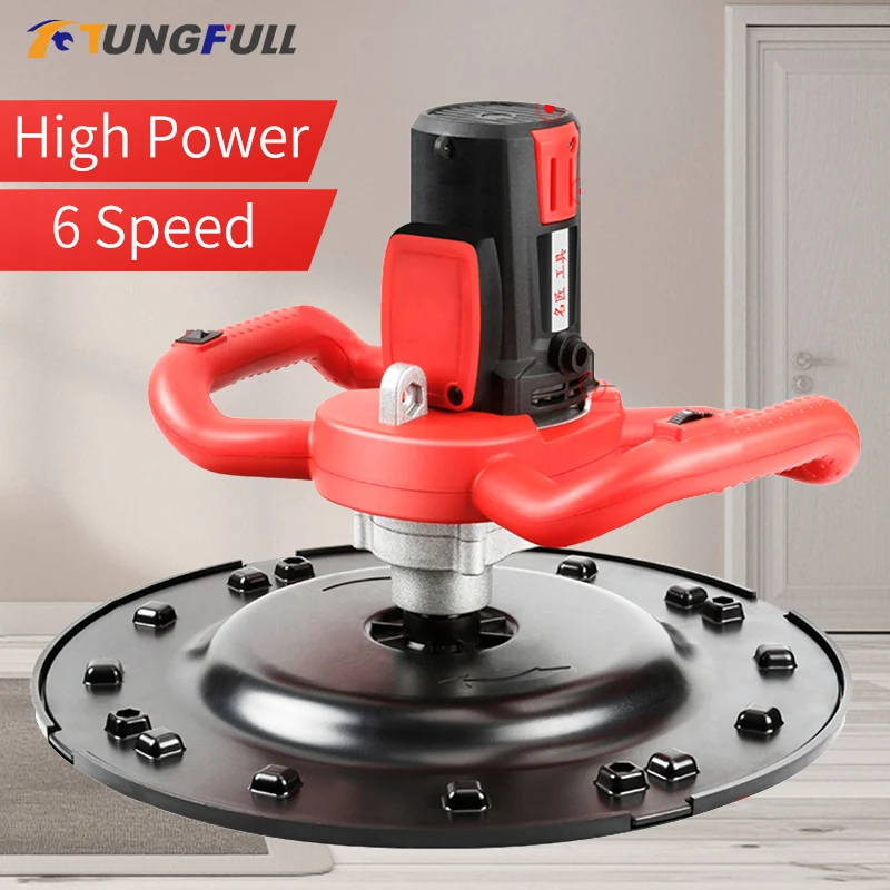 4880W 220V Electric Concrete Cement Mortar Trowel Wall Smoothing Polishing machine Masons Plastering Bucket Trowel Tool 2880W