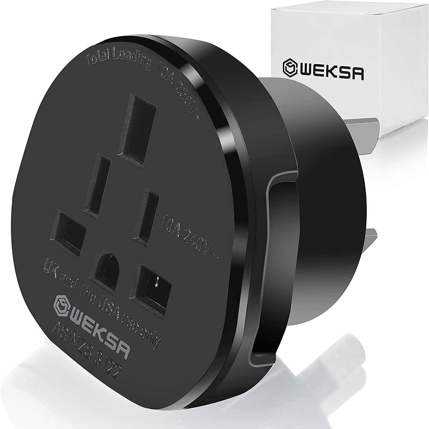 WEKSA Premium Travel Adapter with Universal Input, US, UK to Australia 3 Pin ... - Picture 12 of 18