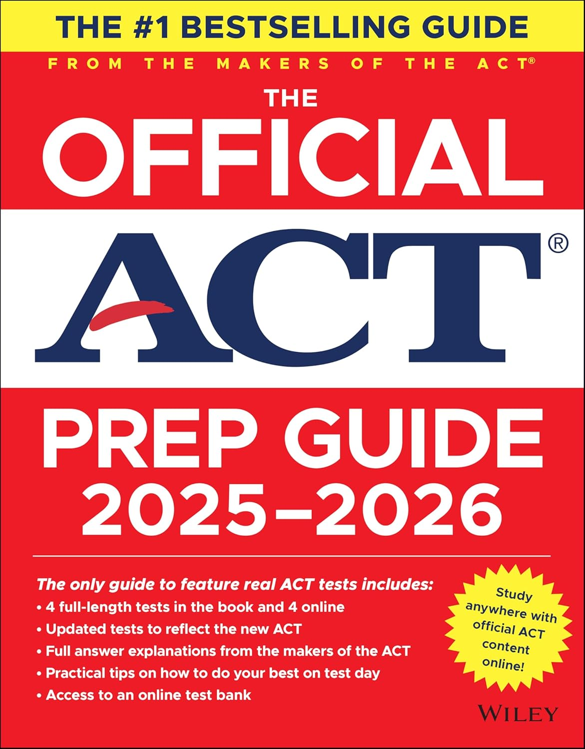 The Official ACT Prep Guide 2025 - 2026: Book + Online Course (Official ACT Prep Guides)
