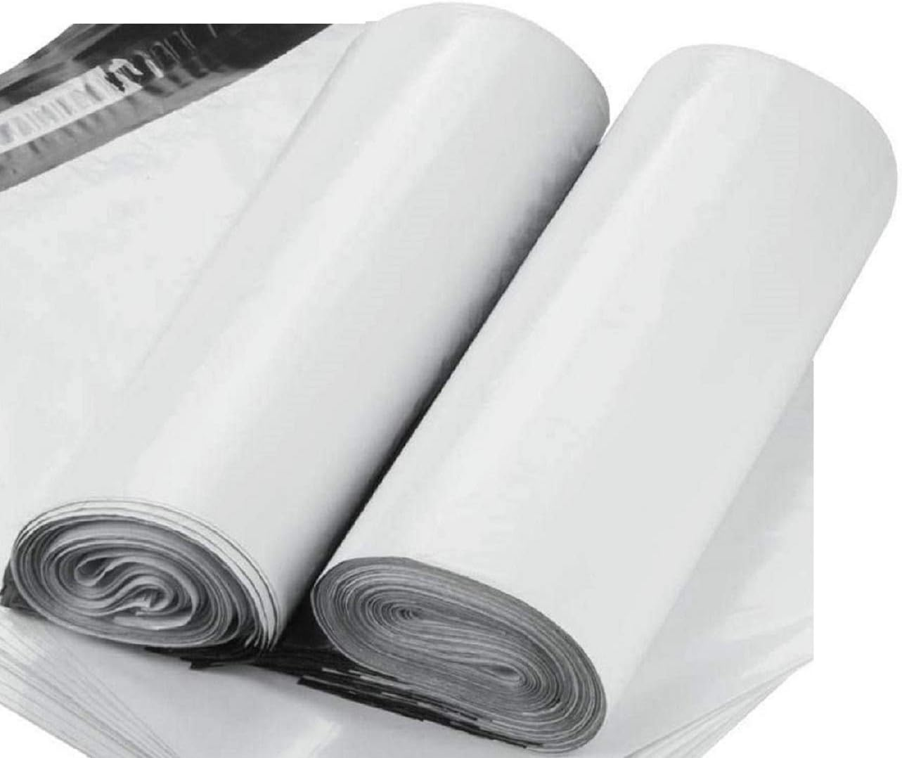 1000 Bags 9X12 2.5 Mil Thickness Premium Matte Finish Self-Sealing Non-Padded White Poly Mailers Mailing Envelopes Plastic Packaging Bags