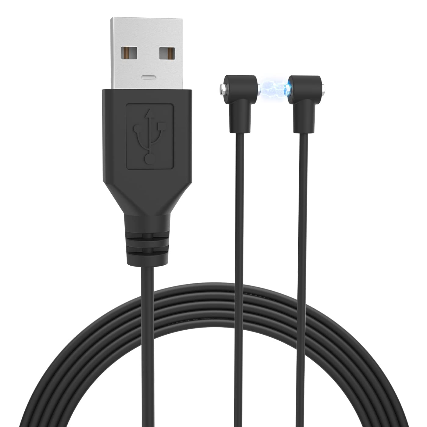 Magnetic Universal USB Fast Charging Cable Cord for Massager, Computer USB Adapter Replacement Massager Charging Cord Compatible Backup Charger