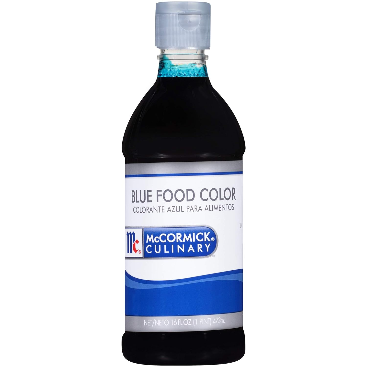 Blue Food Coloring, 16 Fl Oz - One 16 Fluid Ounce Bottle of Blue Food Coloring Liquid to Add Color to Cakes, Cookies, Icings and Fillings
