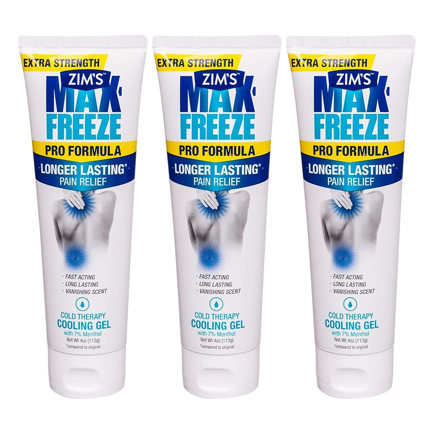 Zim'S Max-Freeze Pro Formula Gel, 4 Ounce (Pack of 3)