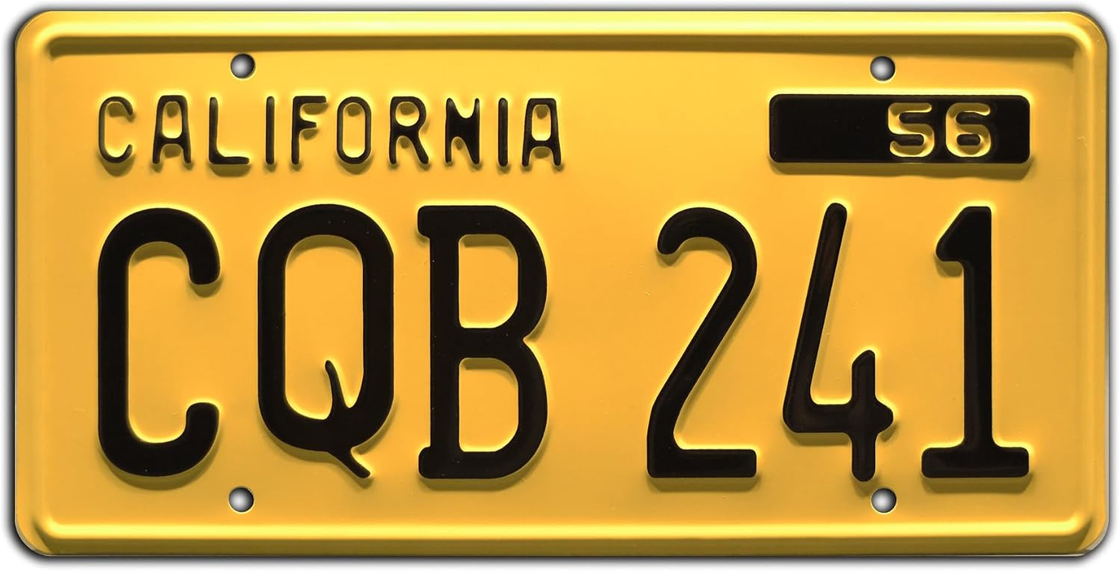 Christine | CQB 241 | Vanity Plate, Stamped Aluminum, Metal