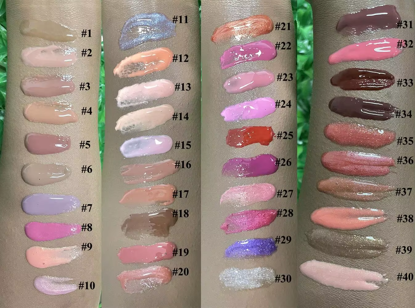OEM Popular Nude Custom Nude Lip Glosses Wholesale Bulk Lipgloss Private Label