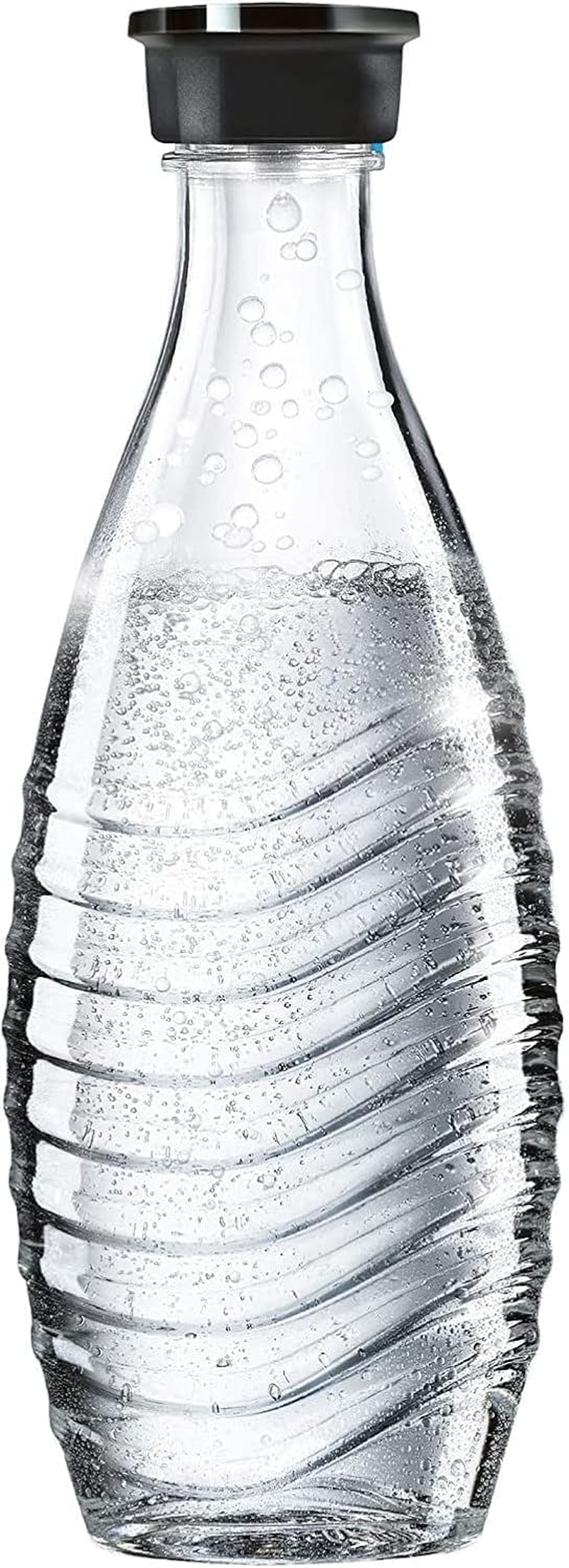 Sodastream - Carbonating Carafe for Aqua Fizz Machines | Eco-Friendly Reusable Glass Bottle | Keeps Sparkling Water Fresh | Dishwasher Safe | 24 Fl Oz | NOT Compatible with Other Machines