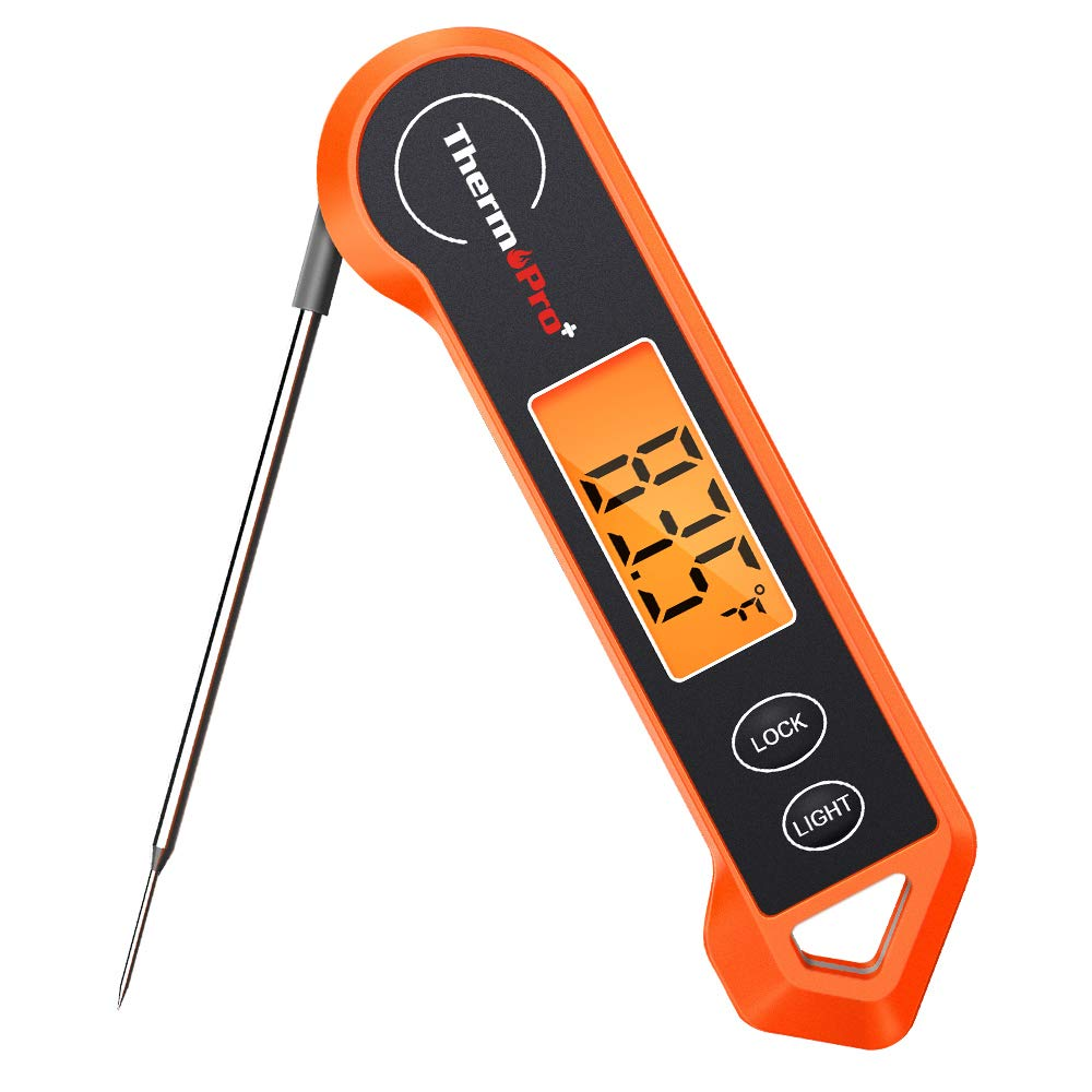 Thermopro TP19H Digital Meat Thermometer for Cooking with Ambidextrous Backlit and Motion Sensing Kitchen Cooking Food Thermometer for BBQ Grill Smoker Oil Fry Candy Instant Read Thermometer