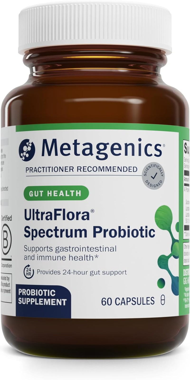 Ultraflora Spectrum - Digestive & Immune Health Supplement* - Daily Probiotic - Non-Gmo & Gluten-Free - 60 Capsules