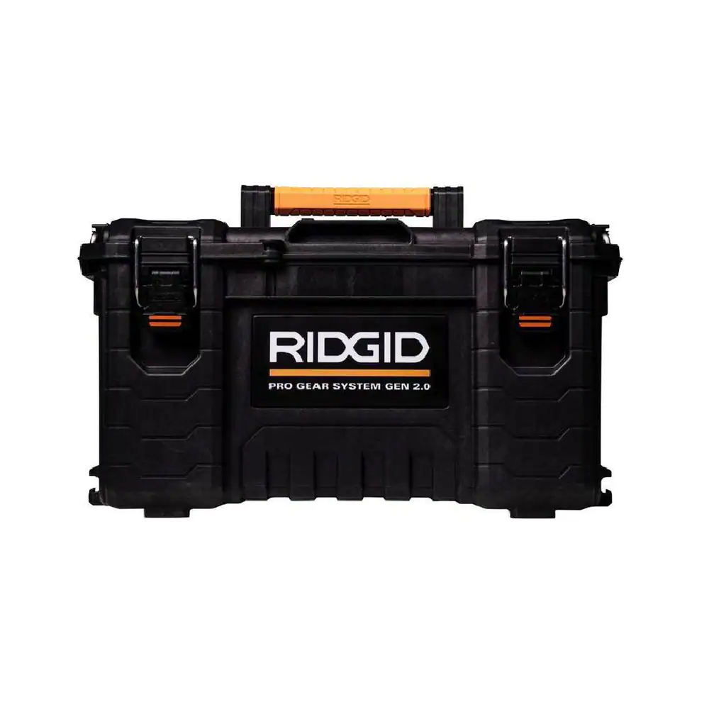 Pro Gear System Gen 2.0 Stackable Durable 22 In. Modular Tool Box Storage with Heavy Duty Latches and Handles
