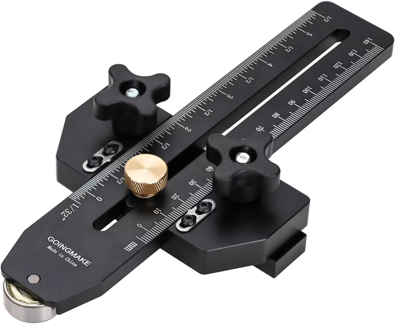 Thin Rip Jig Table Saw Jig Guide for Making Repetitive Narrow Thin Strip Cuts Woodworking Tools Fast Thin Ripping Guide for Table Saw Band Saw Router Table Fits for 3/8