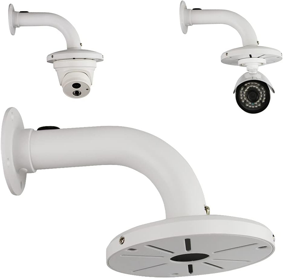 Compcctv Security Camera Mount Bracket, Dome Camera Mount Universal Camera Wall Mounting Bracket for CCTV Security Camera/Ip Camera