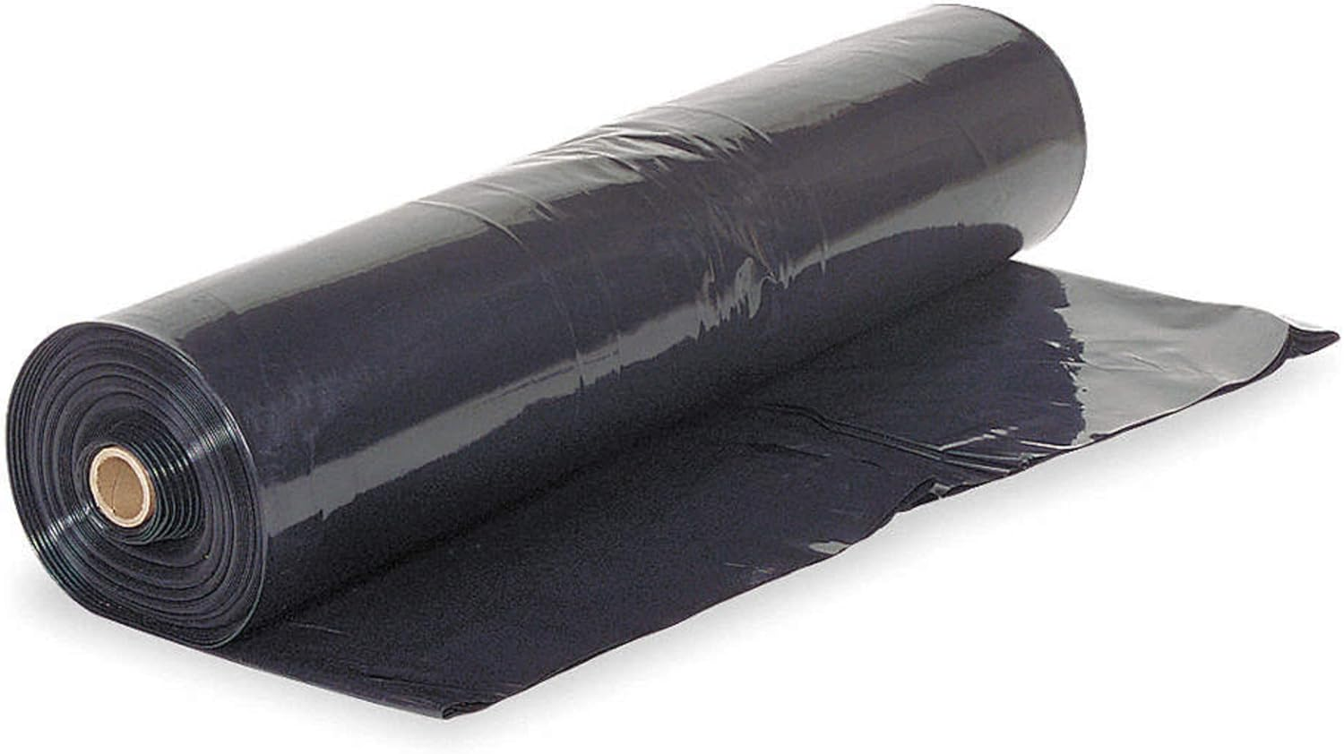 - Black Plastic Sheeting - 10 Mil - (5' X 100') - Tarp, Polyethylene Vapor Barrier, Painters Tarp, Heavy Duty Roll