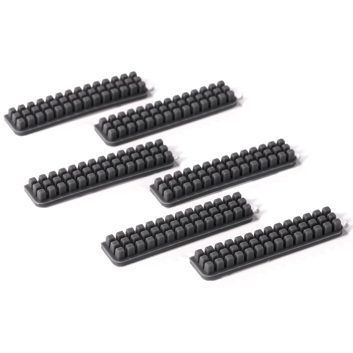 6pcs Nozzle Brush, Nozzle Brush Replacement for Bambu Lab A1 Silicone Nozzle Wiper 3D Printer Hotbed Mounted Silicone Wiper Cleaning Tool Compatible with Bambulab A1 3D Printer Nozzle Cleaning Kit