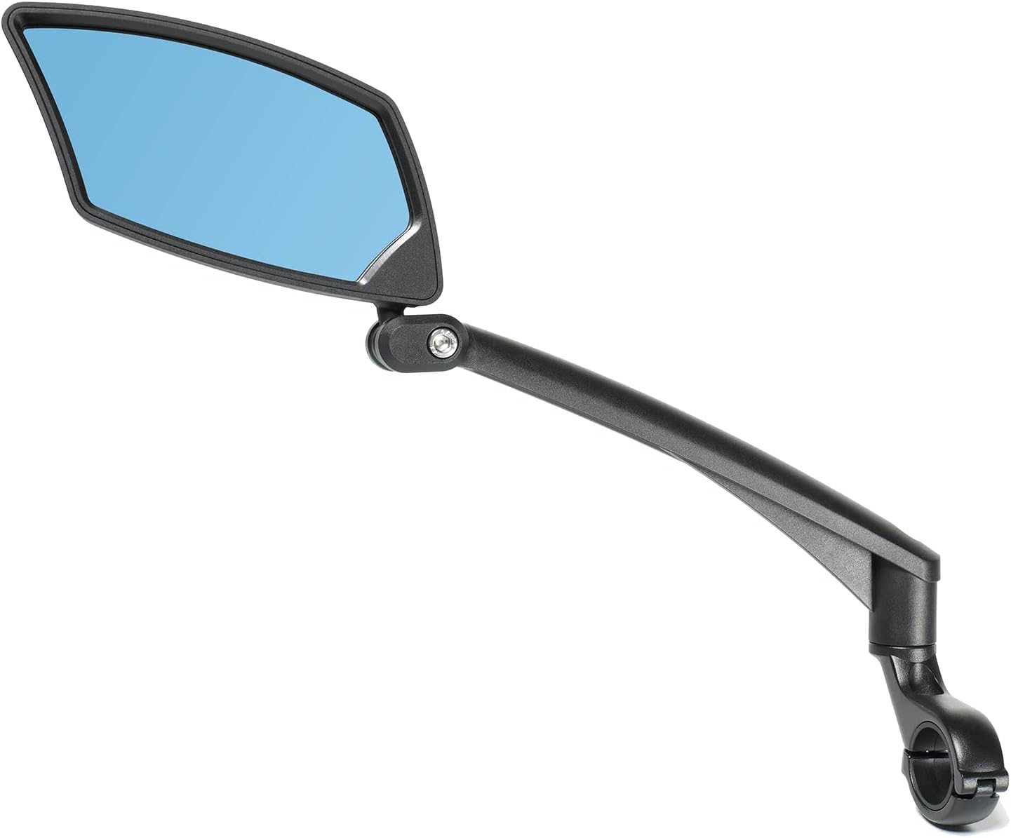 Espejo de Manubrio Bicicleta Lente Vidrio Resistente a Rayones Ajustable Seguro