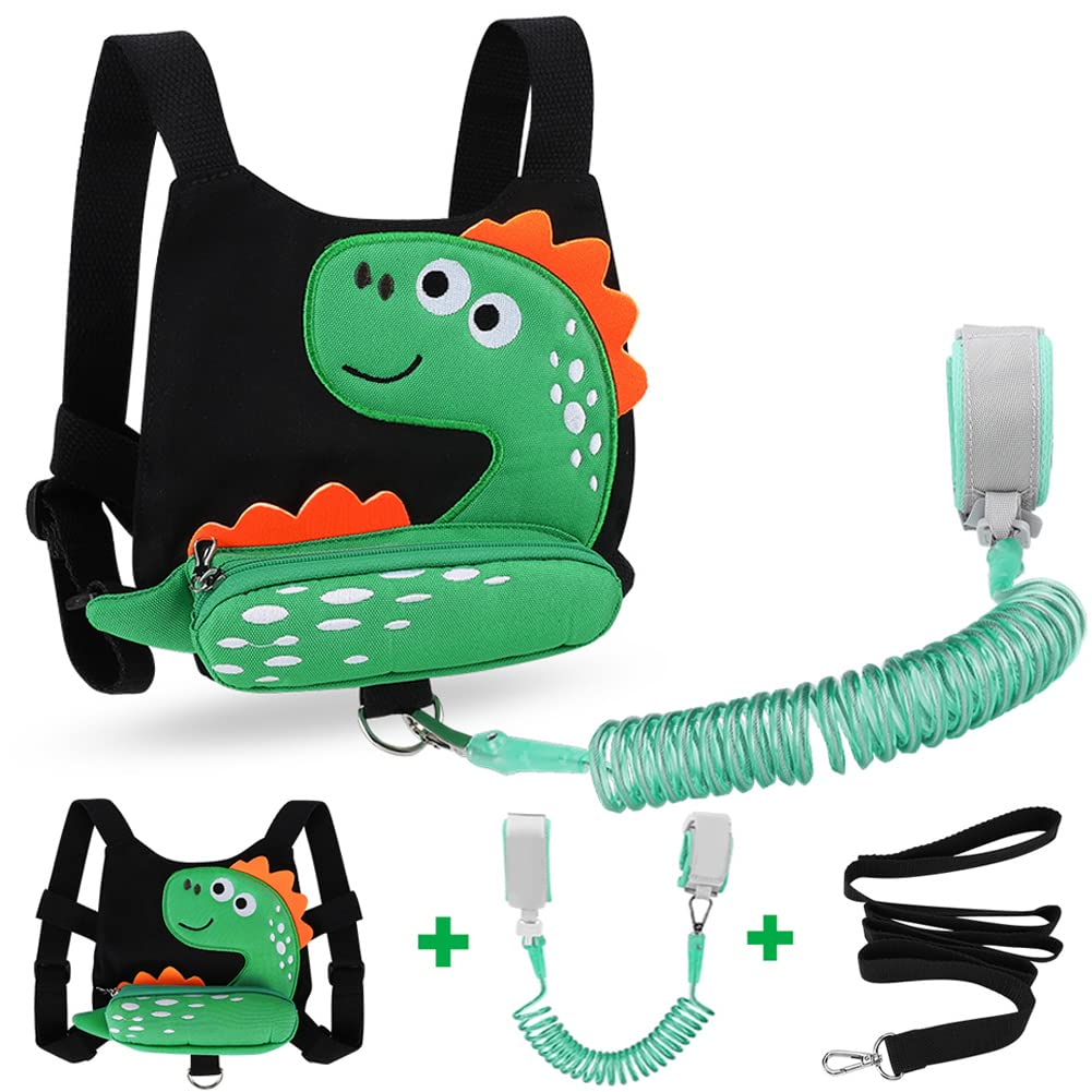 3 in 1 Toddler Harness Leash + Baby anti Lost Wrist Link, Cute Dinosaur  Child S | eBay