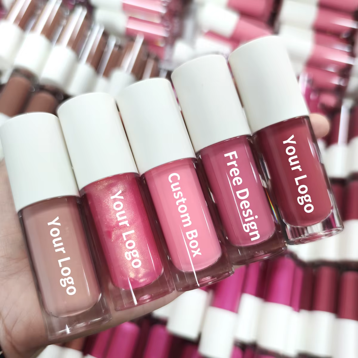 Hottest Creamy Lipgloss Clear Nude Color Lipgloss with High Quality Lipgloss Packaging Box