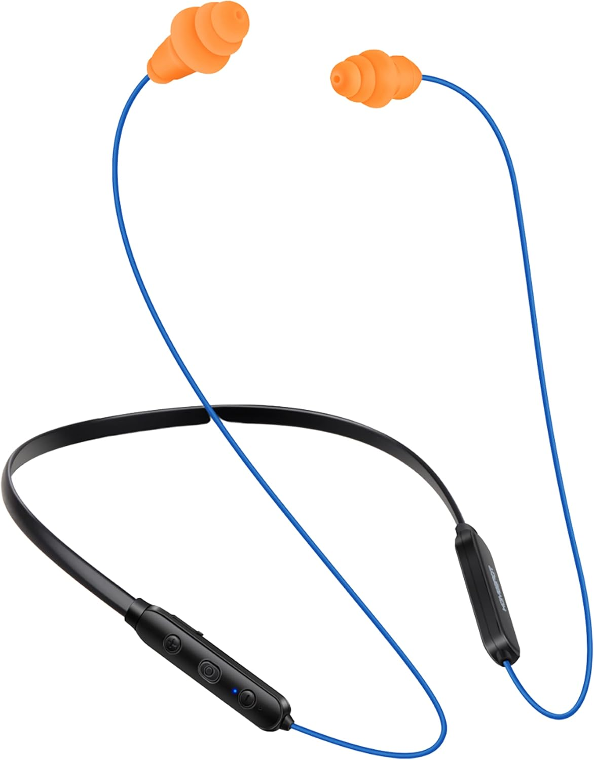 Homespot Noise Reduction Wireless Neckband Headphones with Qualcomm Aptx HD, 27Db NRR, CVC Noise Cancelling Mic & Controls and 20H Playtime for Work Safety OSHA Compliant