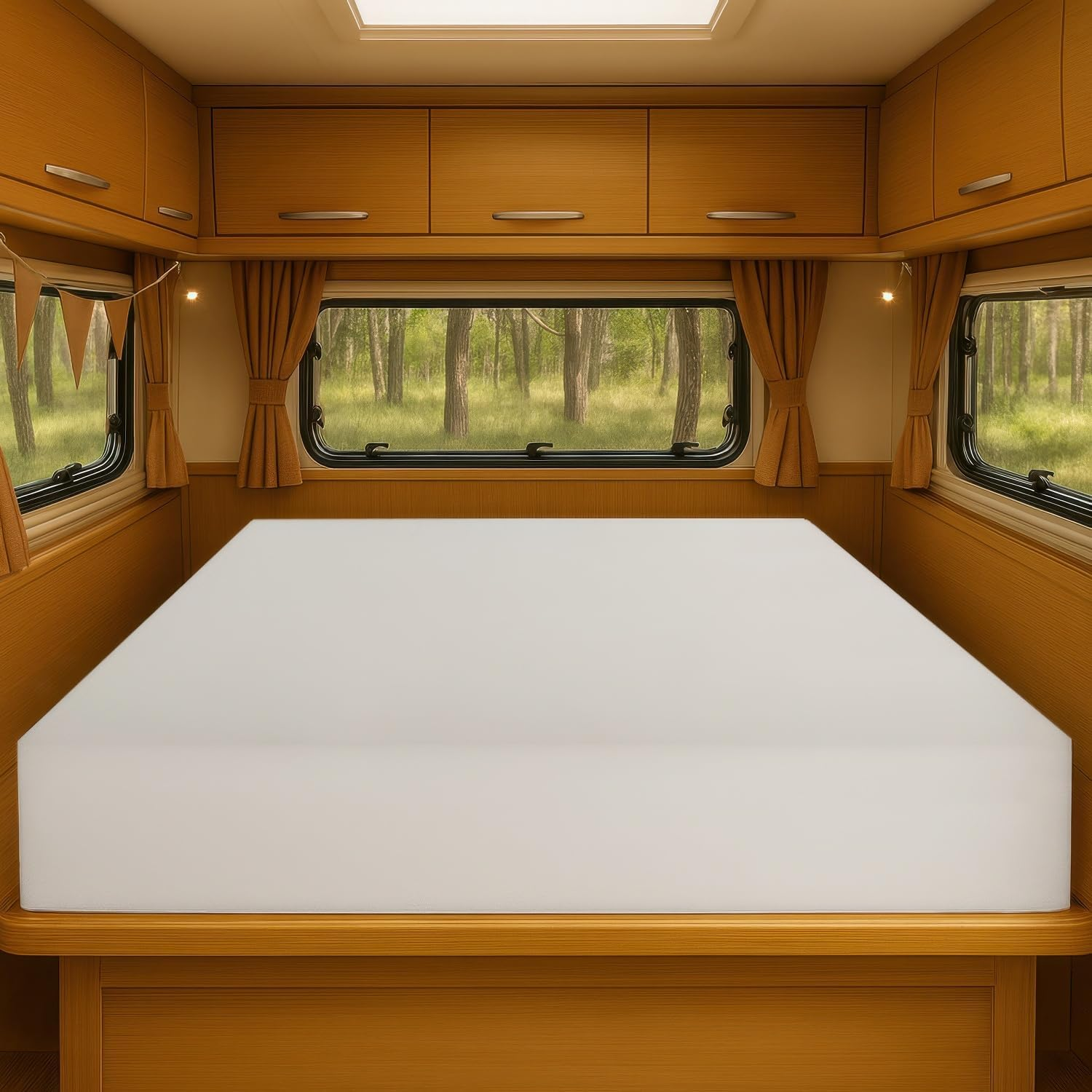 1” X 30” X 80” Camper/Rv Travel High-Density Bunk Mattress Topper, Made in USA, Comfortable, Travel Trailer, Certipur-Us Certified, Cover Not Included