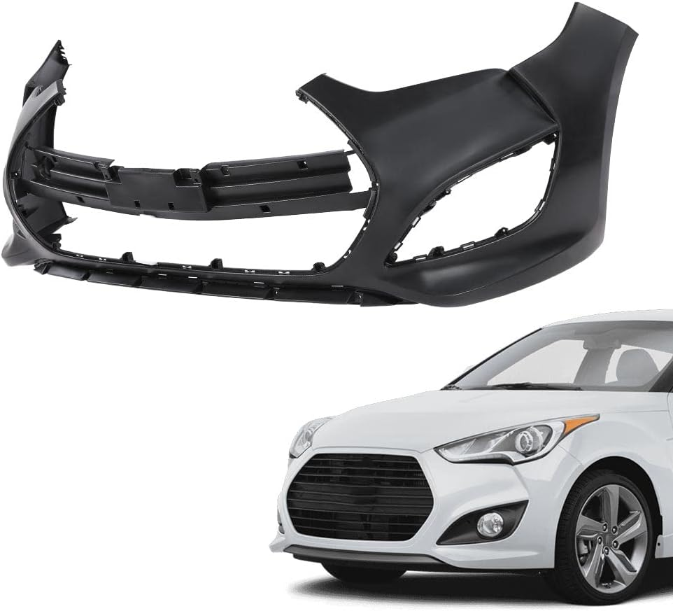 Front Bumper Cover, Fit Hyundai Veloster 2013-2017