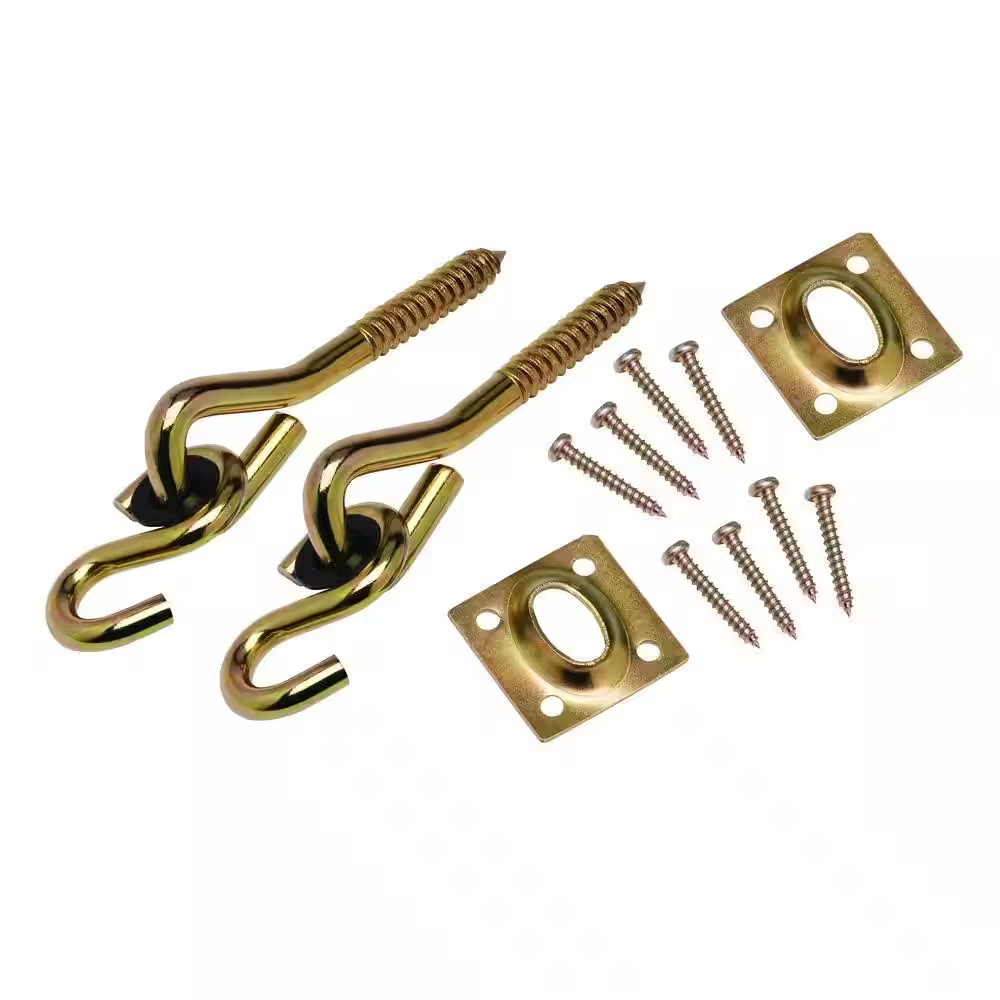 4 In. Chromate-Plated Screw Type Swing Hardware