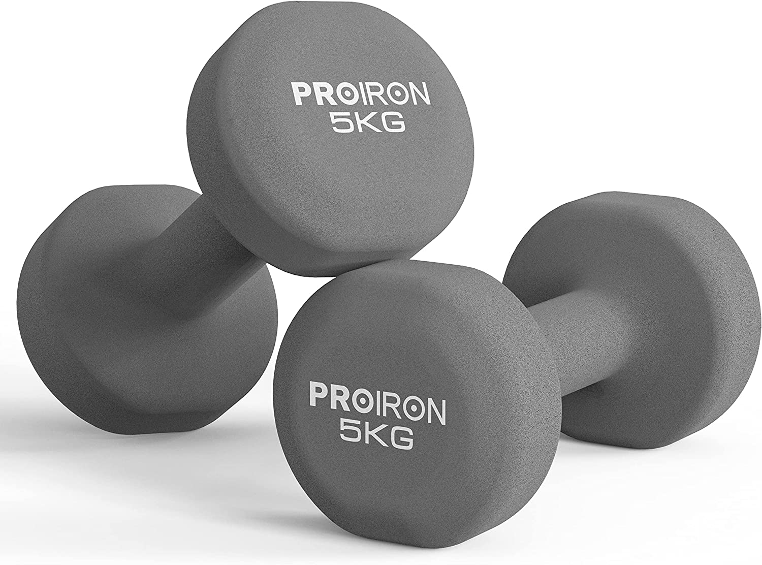 PROIRON Dumbbells Anti-Slip Neoprene Dumbbell Soft-Touch Grip Hand Weights Ho... - Picture 17 of 20