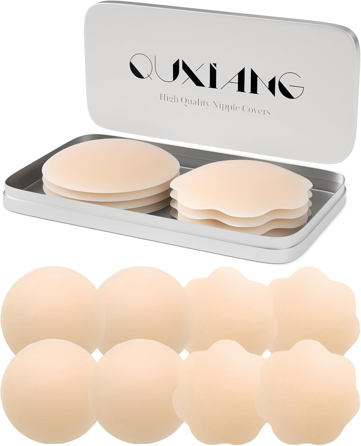 4 Pairs Silicone Nipple Covers – Reusable Pasties