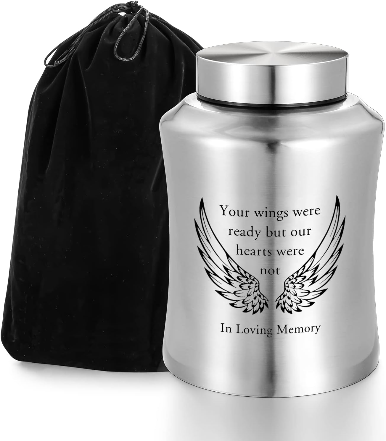 Urns for Ashes Decorative Urns for Adult Human Ashes Large Stainless Steel 