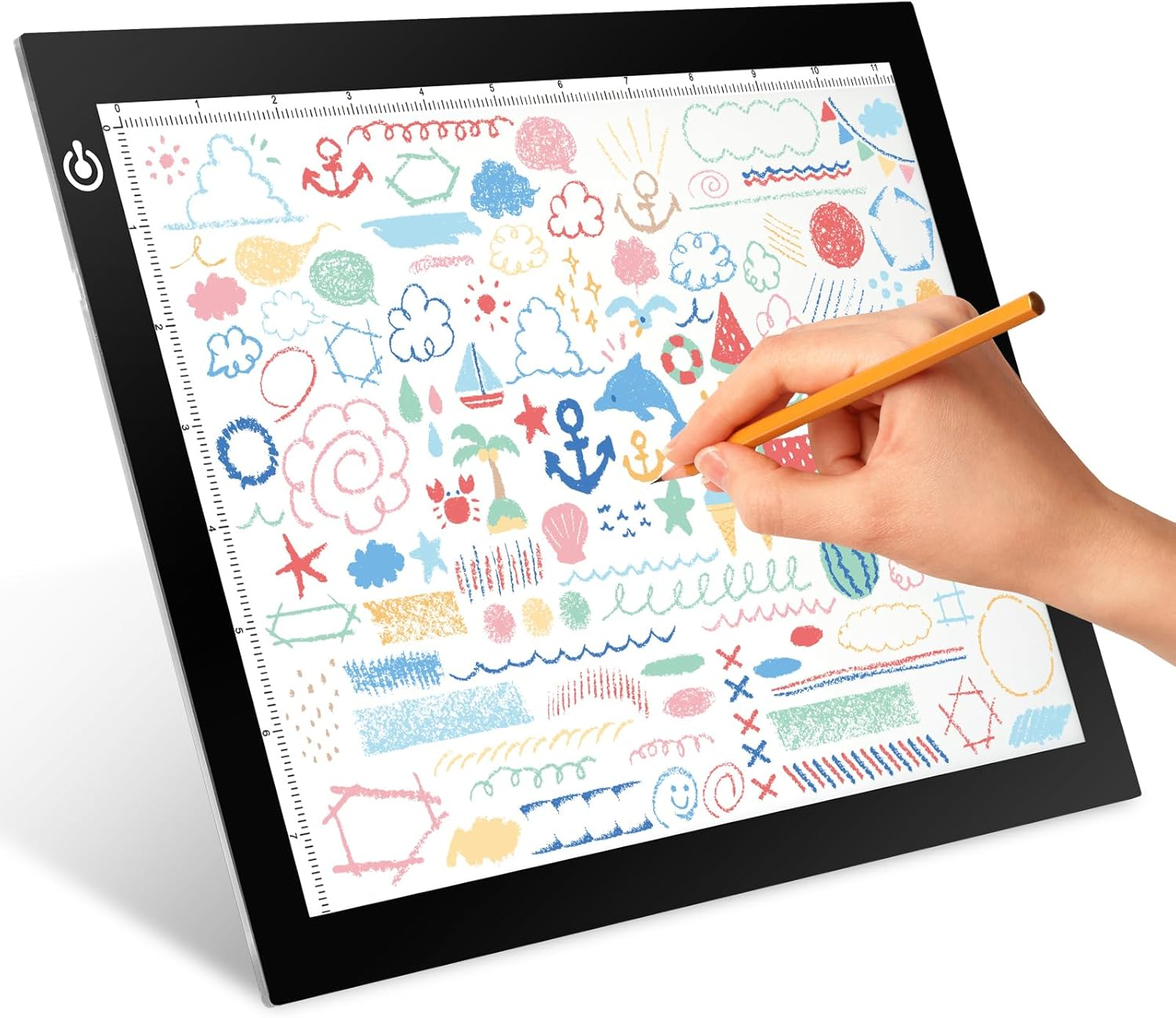 A4 LED Light Tracing Box Pad, Adjustable 9X12 Inch USB Powered Artcraft Portable