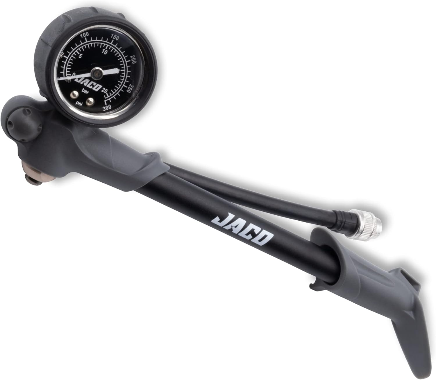 JACO Shockpro MTB Shock Pump - High Pressure Mountain Bike Air Fork/Shock Pump - 300 PSI
