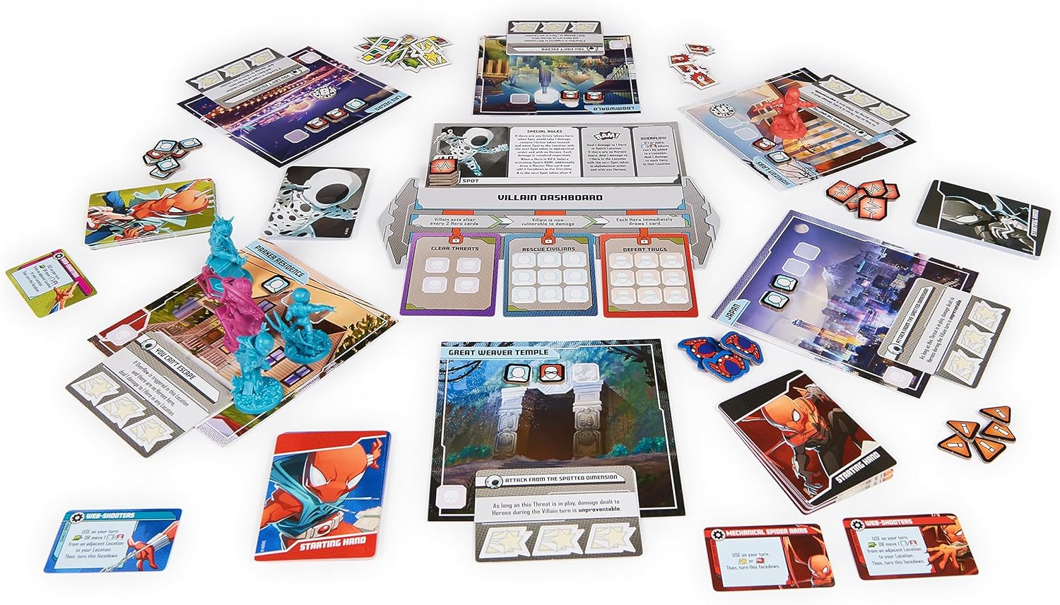 Marvel United Spider-Geddon Strategy Board Game by CMON & Spin Master Games |... - Picture 9 of 14