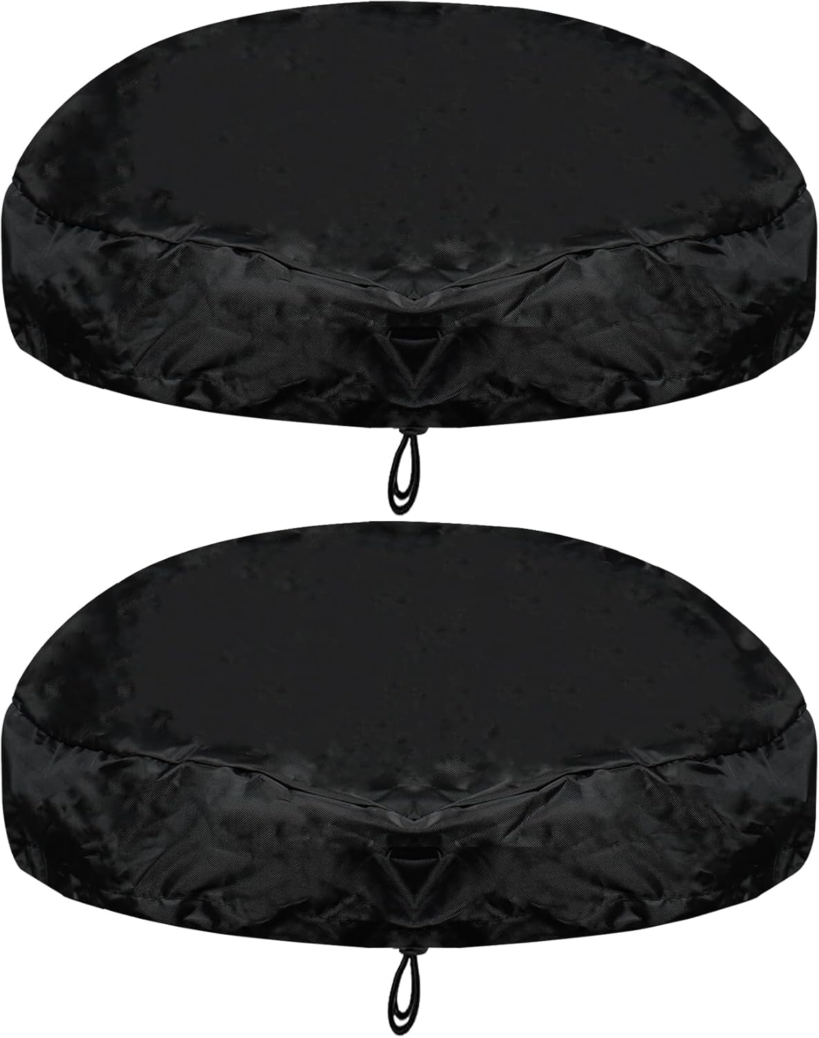 55 Gallon Drum Lid Cover, Waterproof Lid Cover for 55 Gallon Drum with Adjustable Drawstring Fits Most Water Barrel and Trash Can(2 Pack)