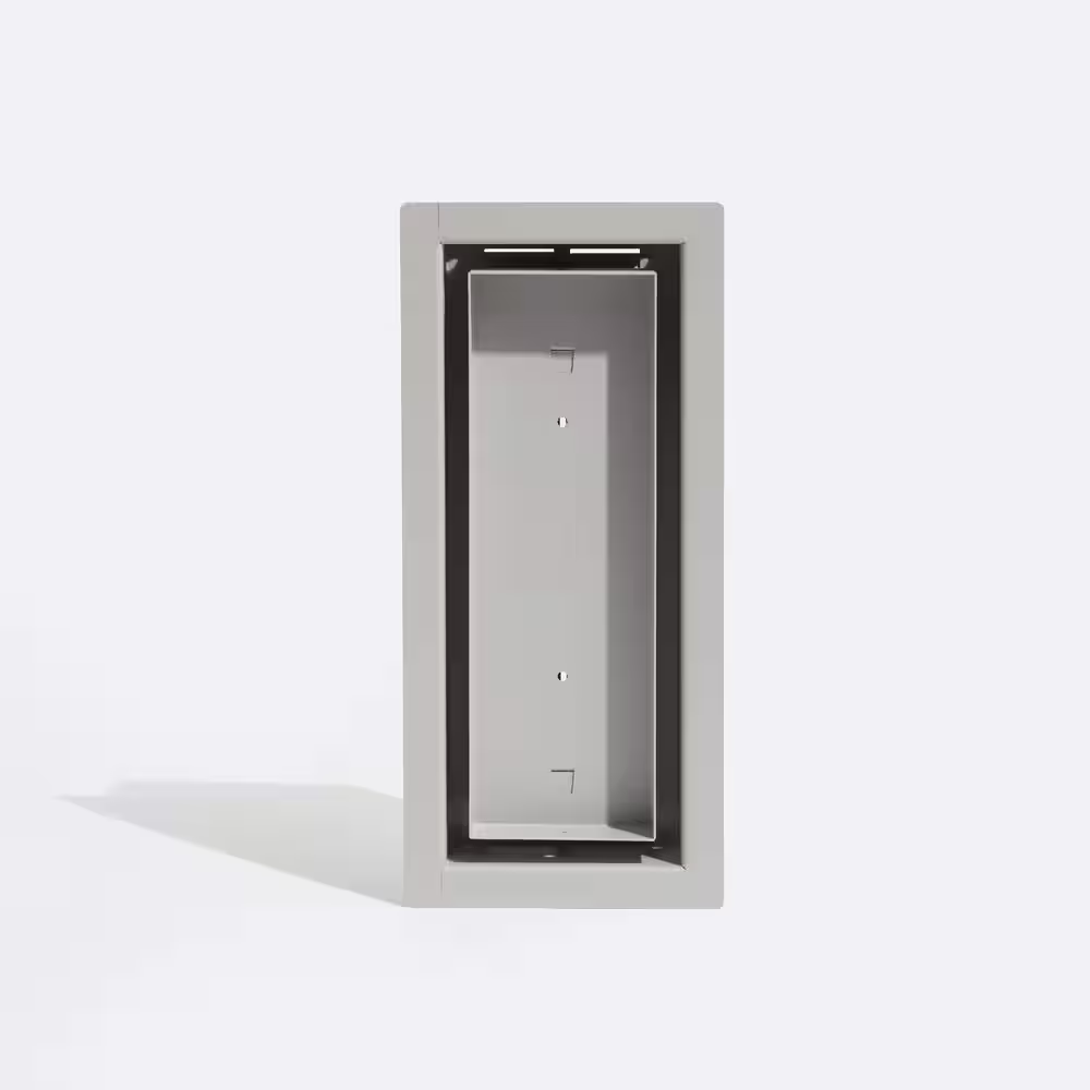 Framed OG Floor Vent Luxe 4 In. W. X 10 In. - Grey