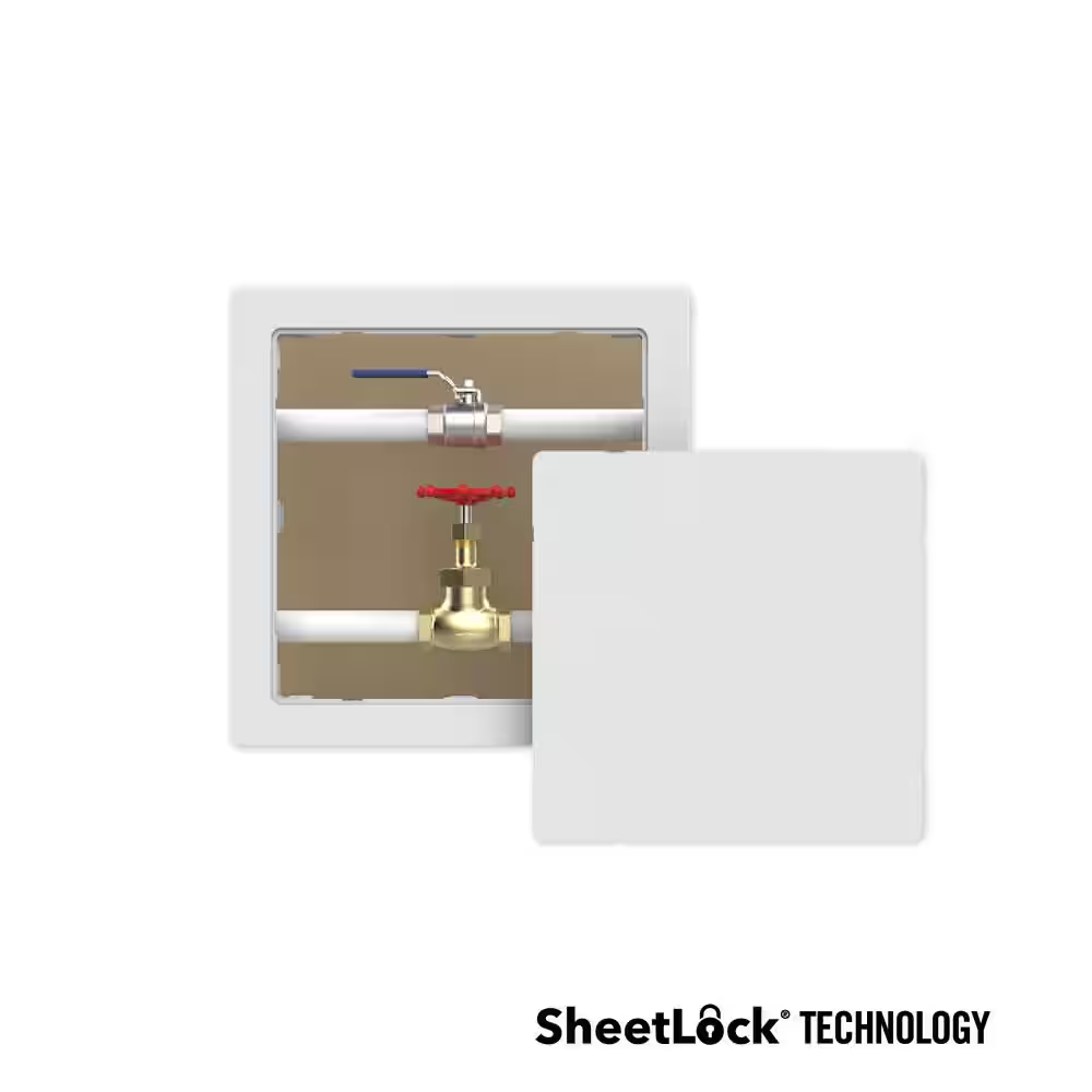 14 In. X 14 In. Easy Install Flush Mount Wall/Ceiling Plastic Access Door Panel with Frame, Paintable Door