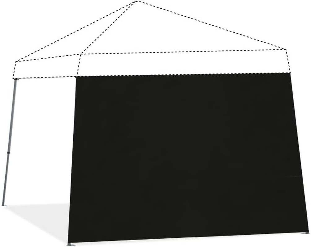 ABCCANOPY Canopy Side Wall for 10'X 10' Slant Leg Canopy Tent, 1 Pack Sidewall Only, Black