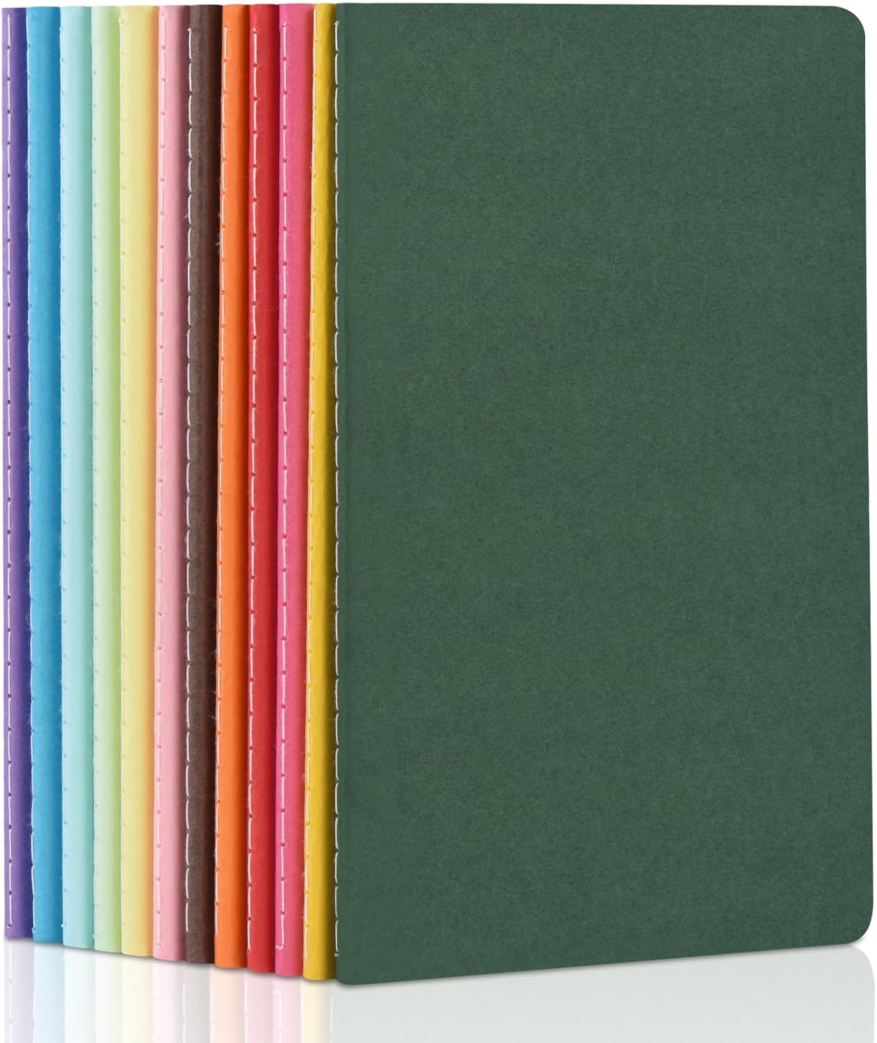 12 Pack A5 Notebook, Blank Notebooks Bulk Sketching Drawing, Writing, Doodling, 60 Pages/30 Sheets