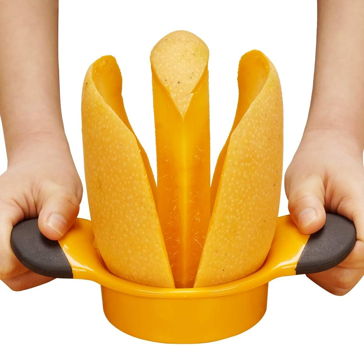 Mango Slicer Peeler Cutter Splitter Pitte with Stainless Steel Blade Fruit Divider Ergonomic Rubber Grip Handle Non Slip Extra Large Mango Cutter Divider