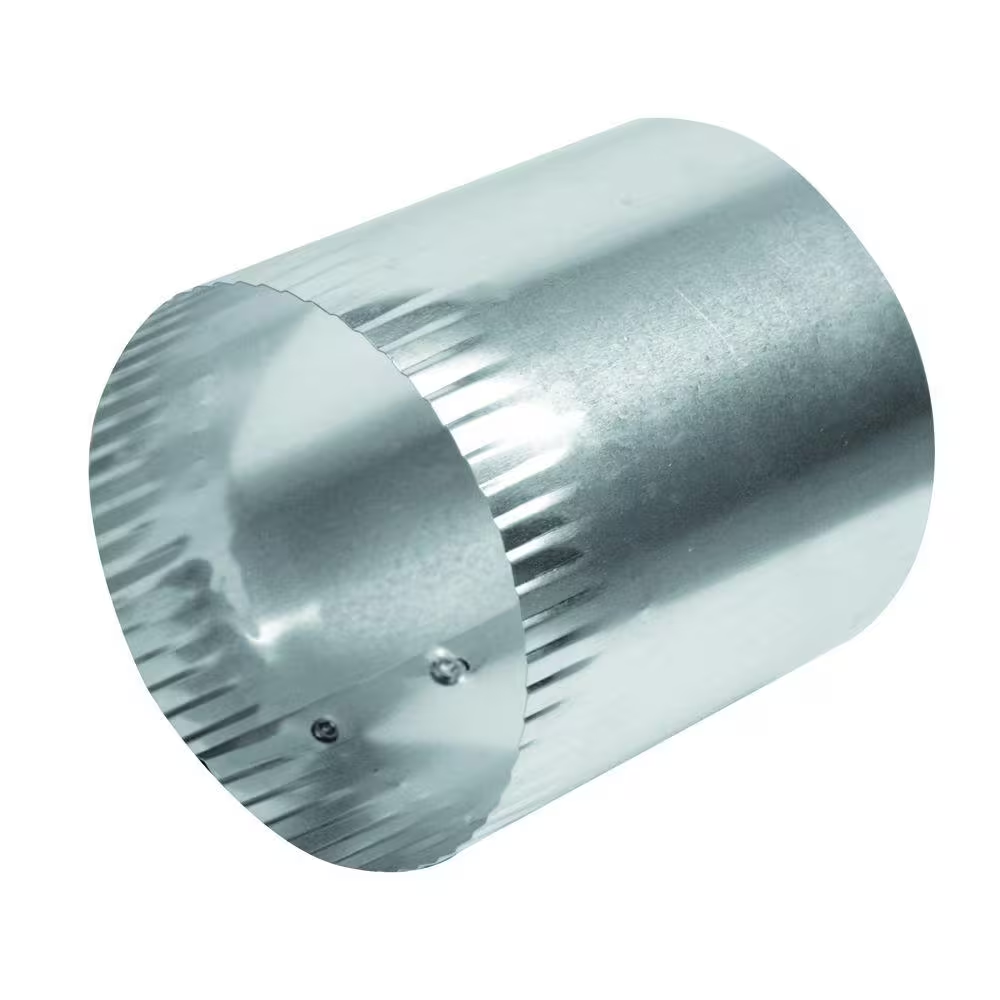 4 in X 4 in Solid Aluminum Duct Connector