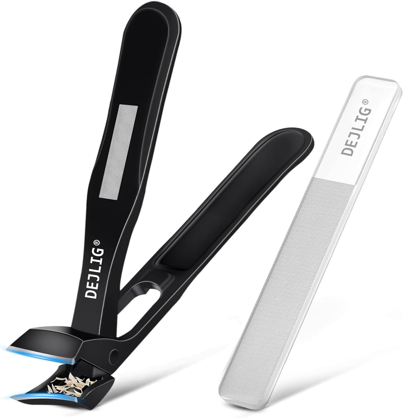 Nail Clippers for Seniors - Ergonomic Long Handle Toenail Clippers for Thick Toenails with Catcher, Toe Nail Clippers for Thick Nails for Seniors, Men & Women