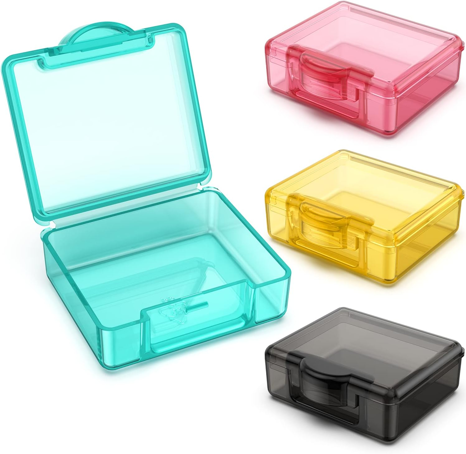 4Pcs Small Pill Box Travel Pill Case Mini Portable Medicine Storage Container