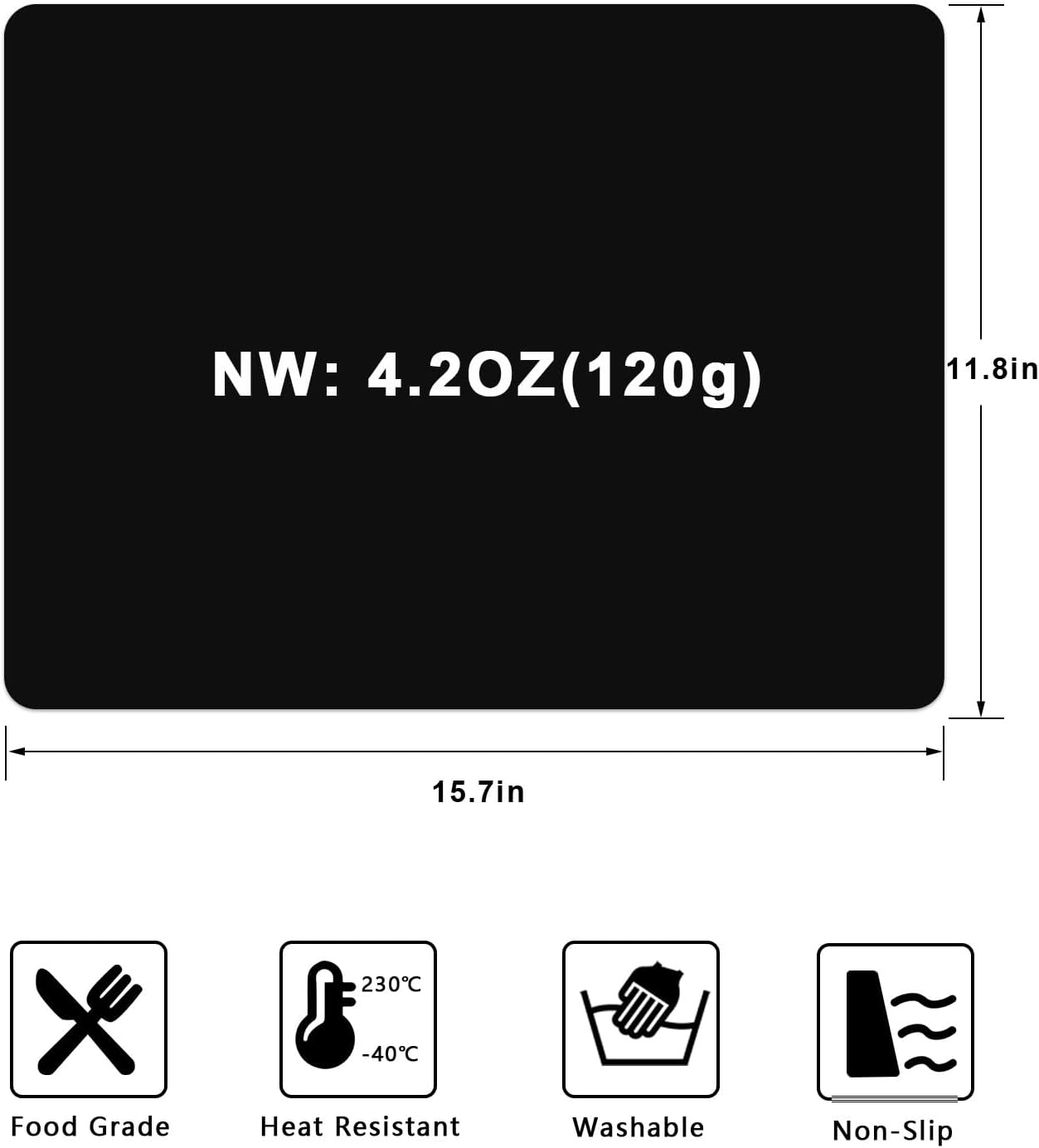 Silicone Placemats, Food-Grade Non-Slip Waterproof, Dining, Countertop Protec... - Picture 9 of 17
