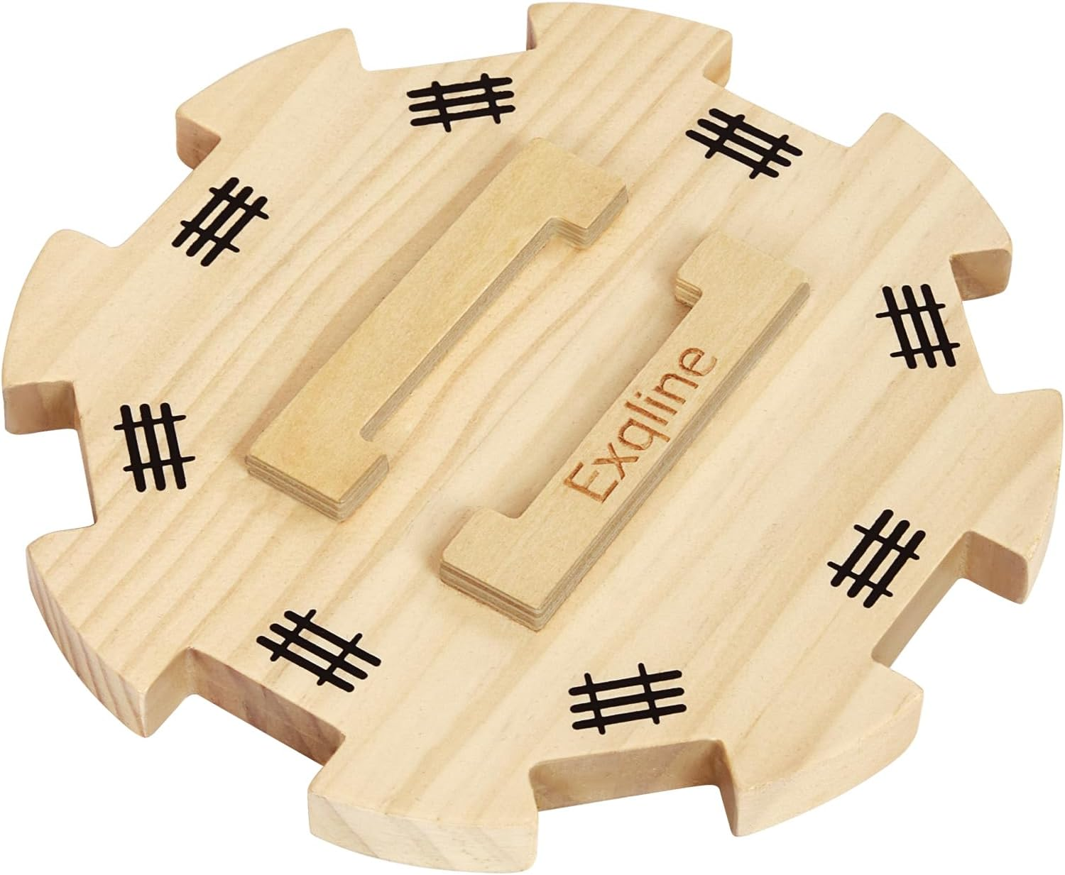 Cubo De Madera Para Domino De Tren Mexicano Con Fondo Fieltro Tren Mexicano
