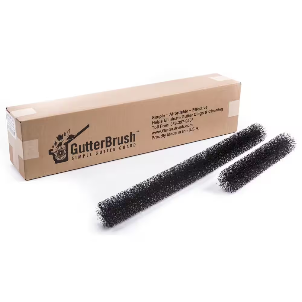 Standard 5 In. - 15 Ft. Pack Leaf Filter Brush Gutter Guard